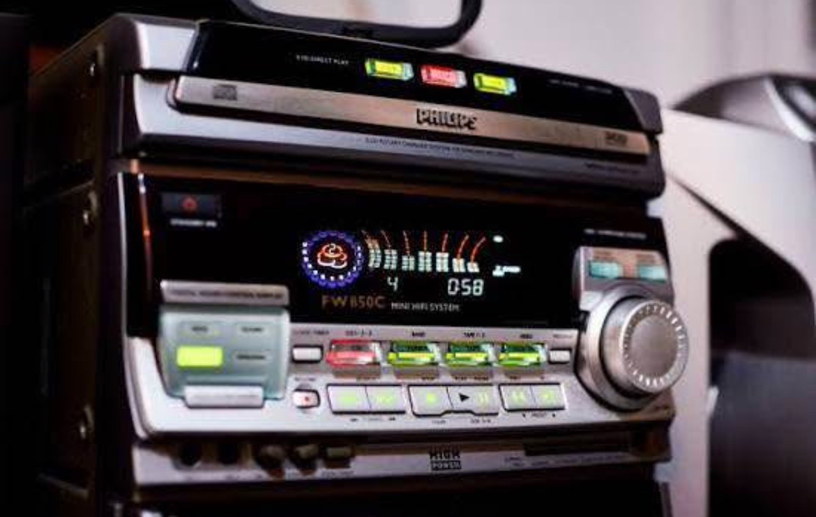 Philips Mini HI-FI FW-850C de los años 90 Para Repuesto