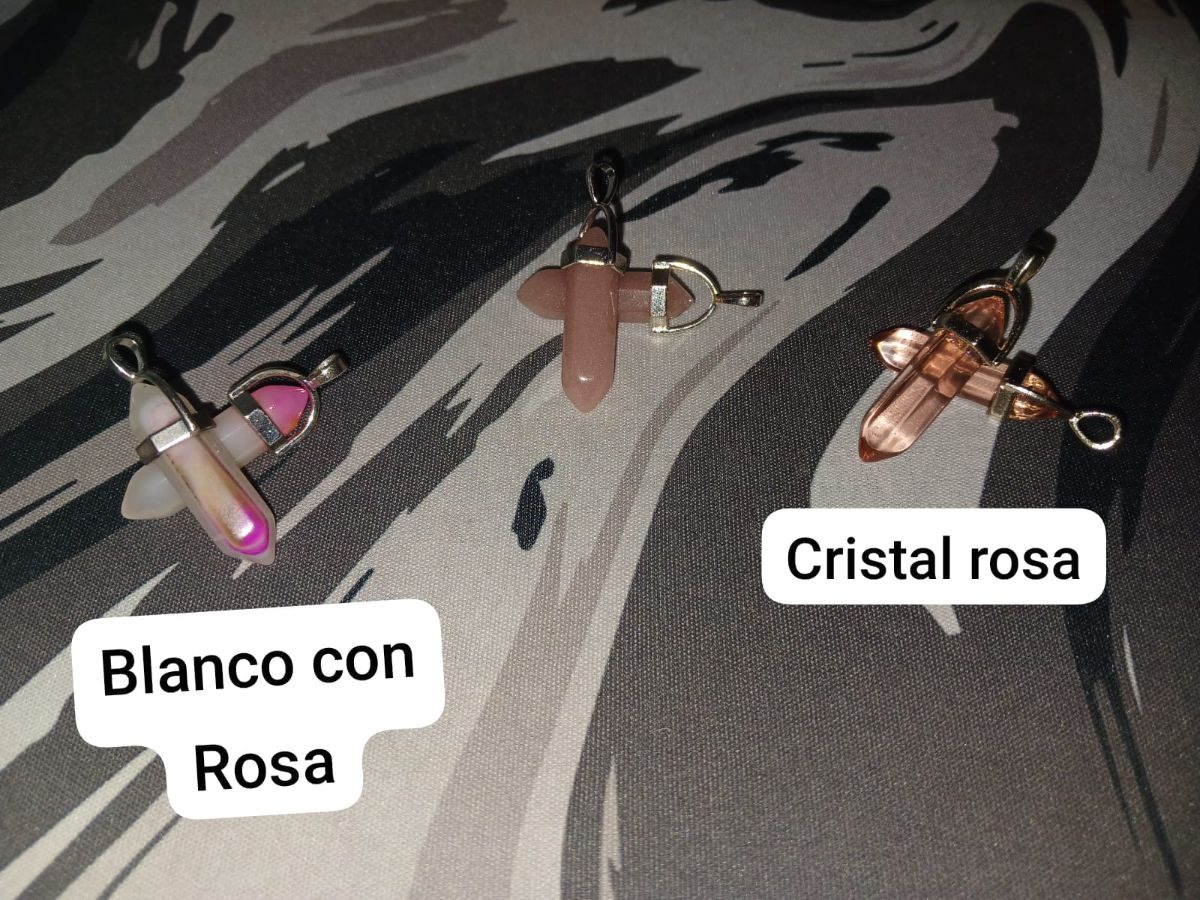 Collares Hexagonales de Cristal/Piedra