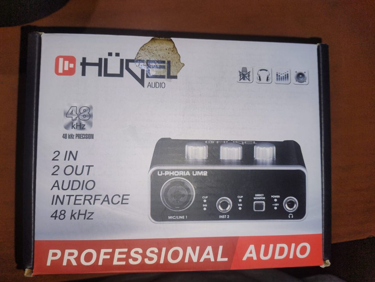 Placa de sonido hugel u-phoria um2