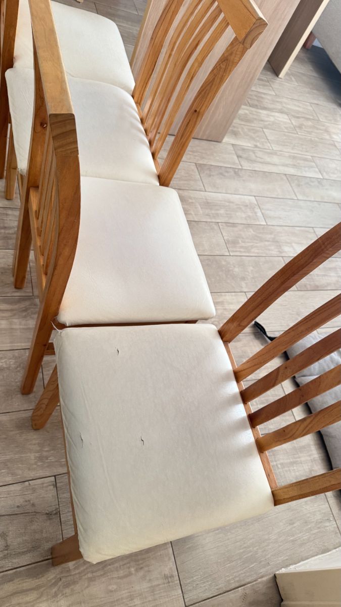 Sillas de comedor de madera