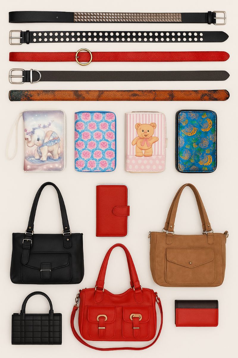 Carteras, mochilas, billeteras por mayor en liquidación 50% off