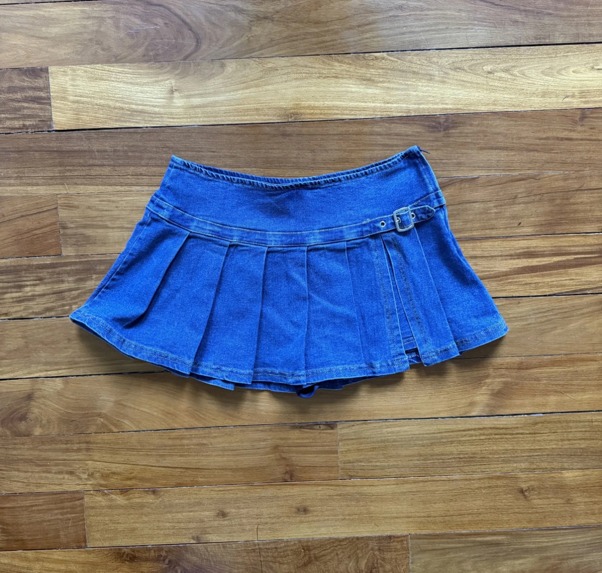 Pollera Tableada de jean Nueva