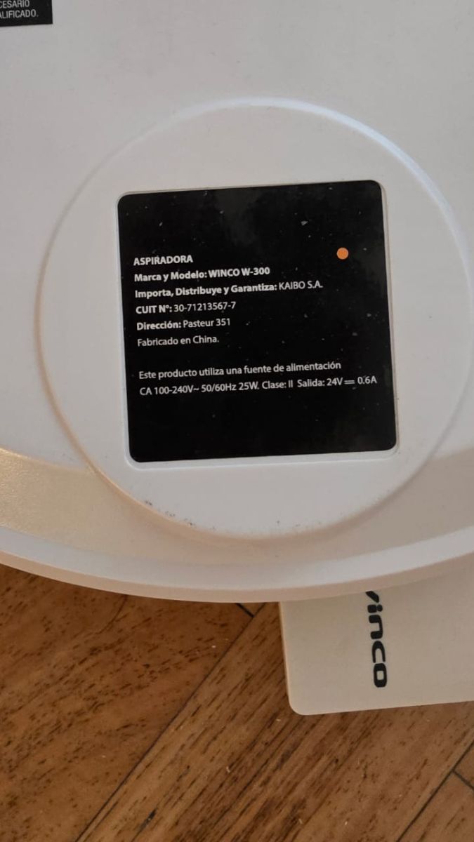 Asipiradora robot winco w300
