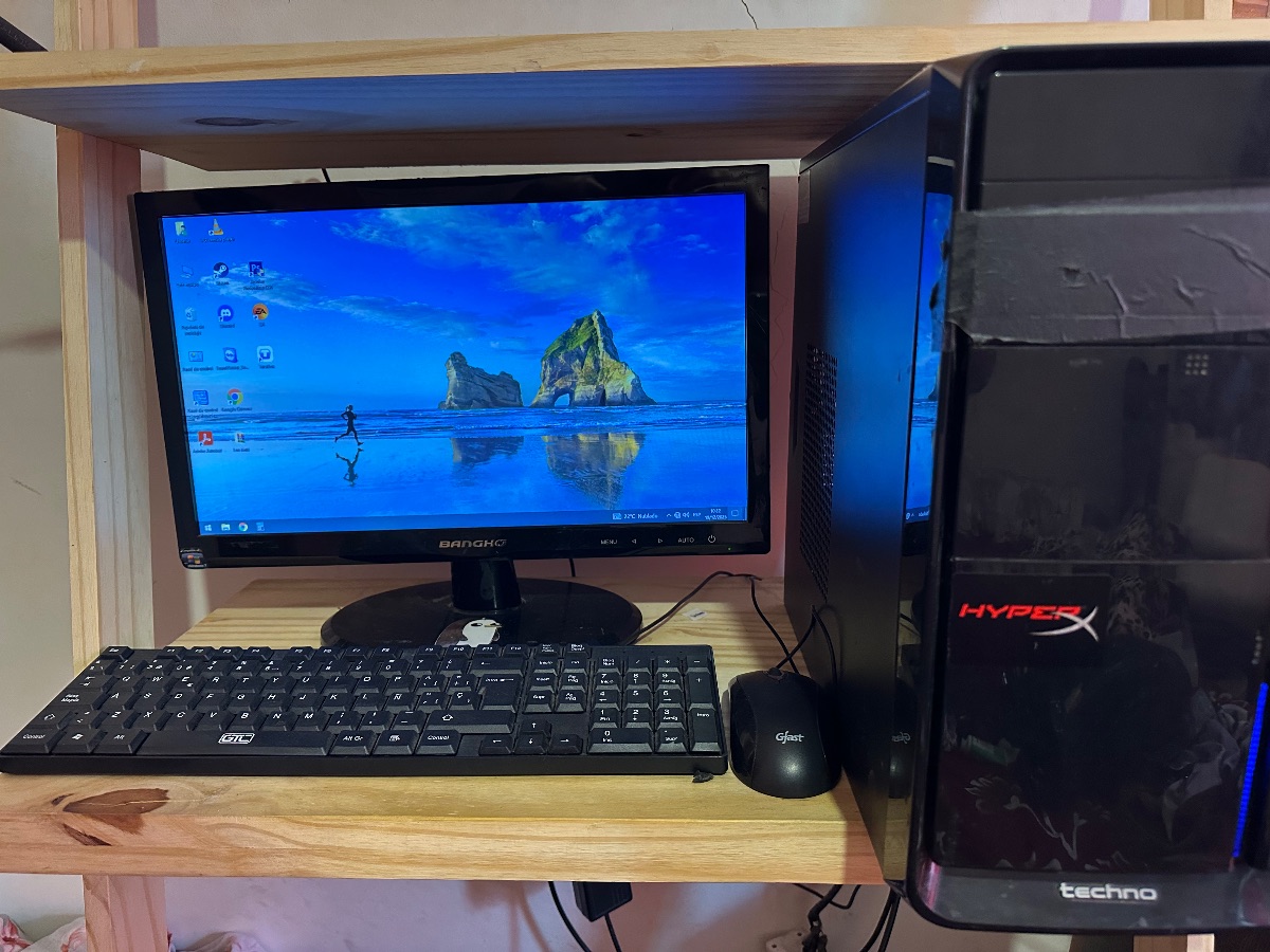 🔥 PC COMPLETA + MESA + WIFI – LISTA PARA USAR 🔥