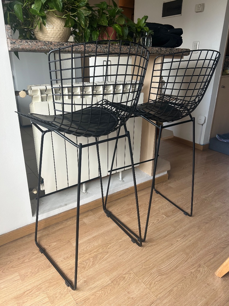 Banquetas Bertoia Altas Diseño Clásico Moderno