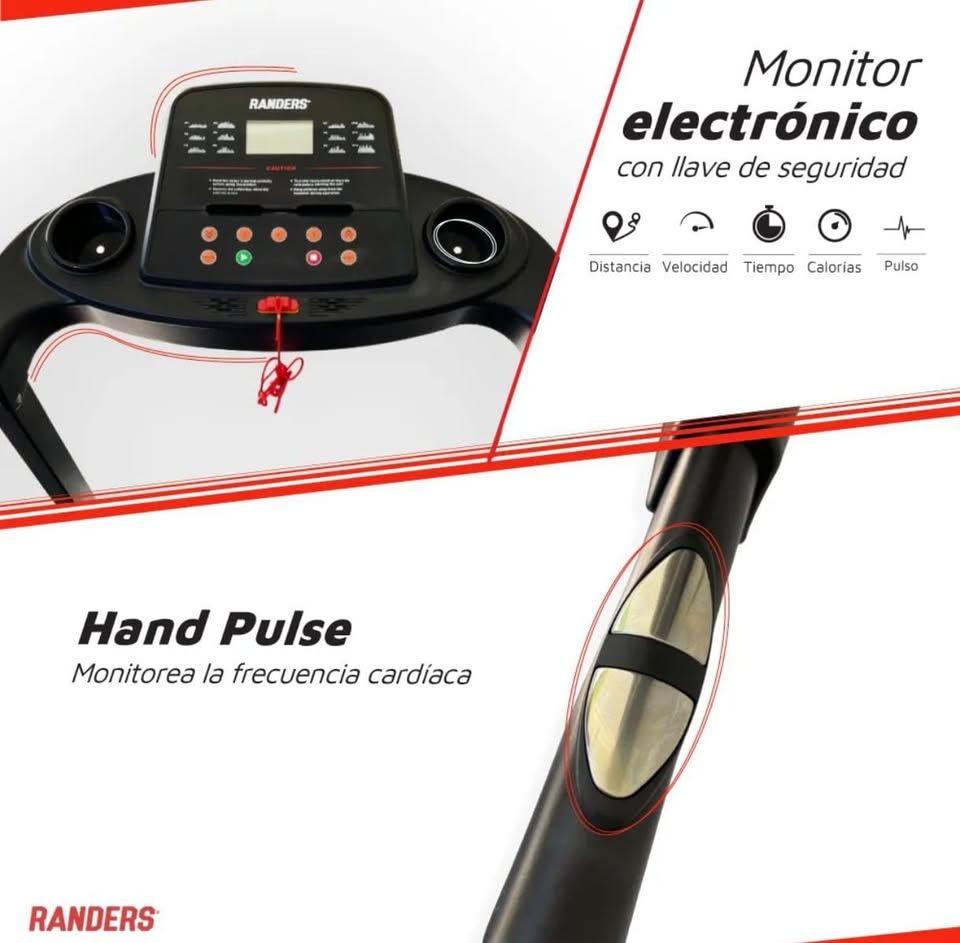 Cinta Caminadora Motorizada Randers Arg-420 12 Km/h