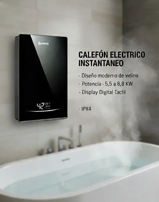 Calefón eléctrico Oryx