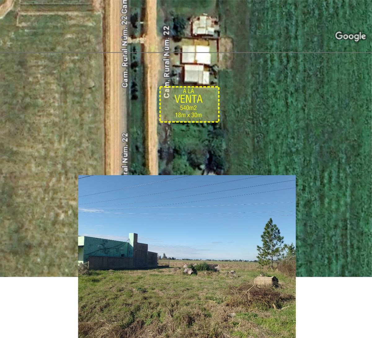 Vendo terreno 2 en Villa Ocampo!