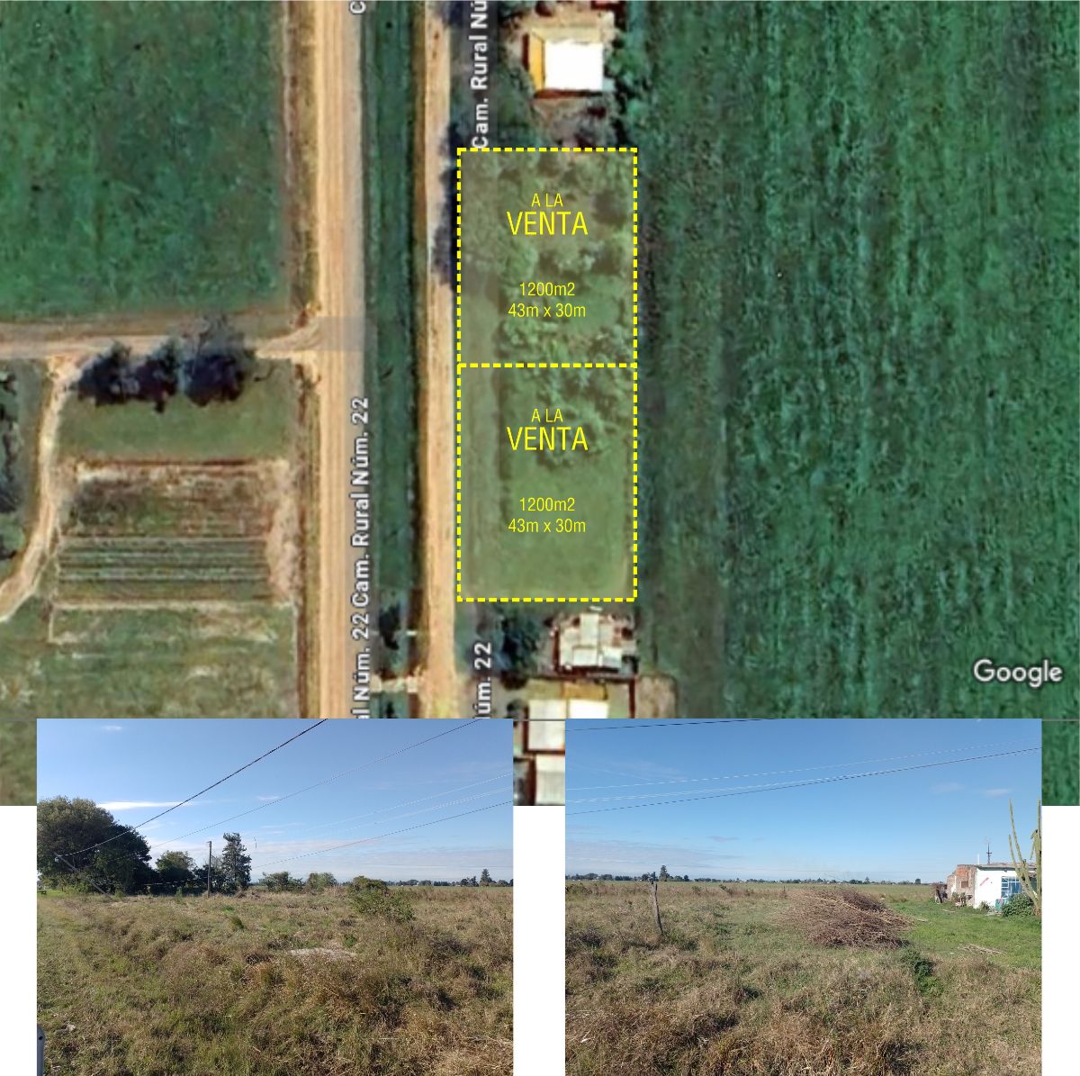 Vendo terreno 3 en Villa Ocampo!