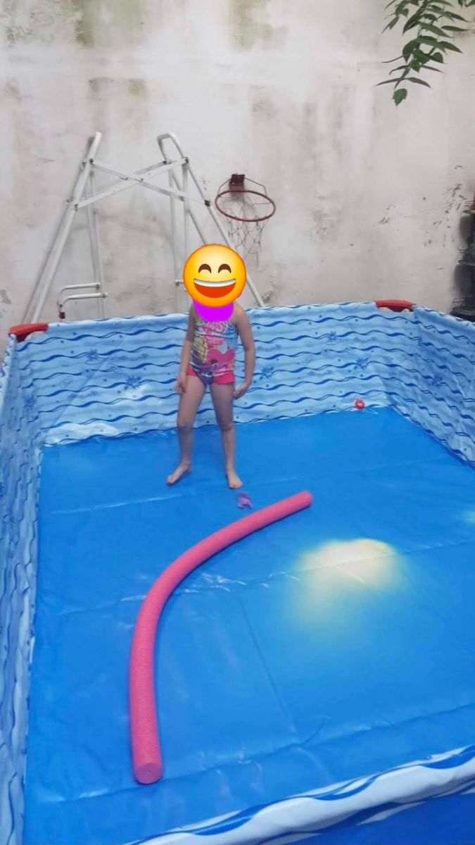 Pileta de Lona Sol de Verano 3x2.2x0,70 mts.  4600 Lts.