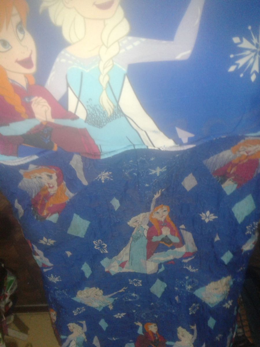 Cubrecama  reversible  frozen  con funda  