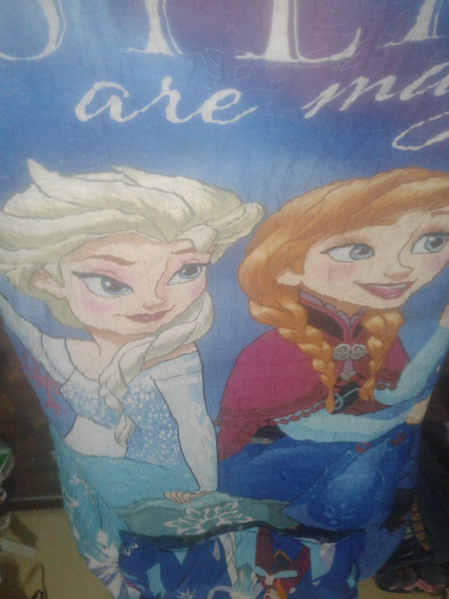 Cubrecama  reversible  frozen  con funda  