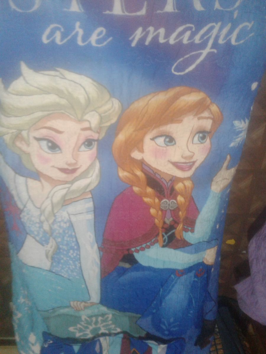 Cubrecama  reversible  frozen  con funda  