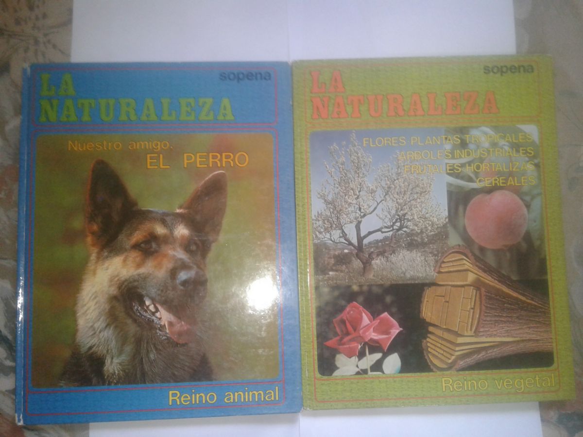 5 libros  ciencias naturales Tapa dura