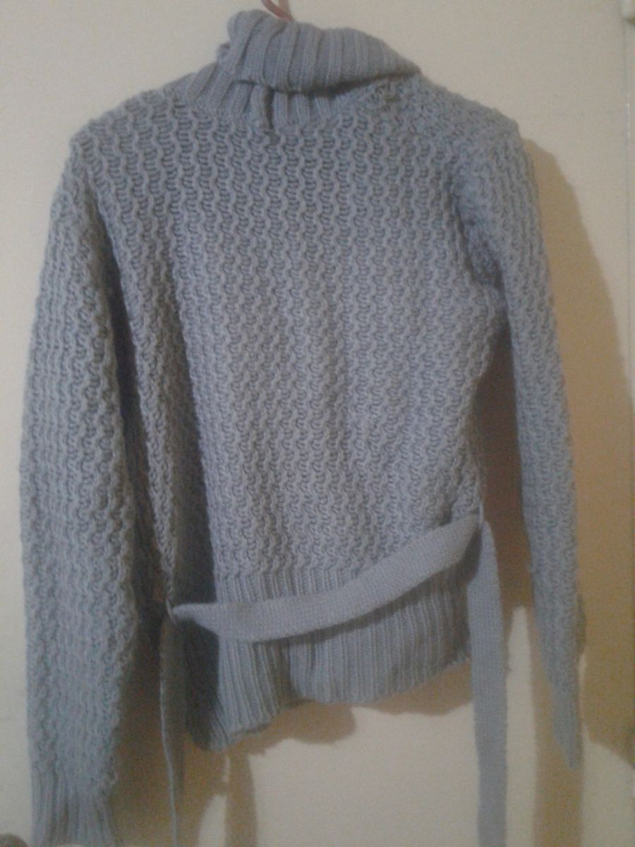 Saco gris de lana corto