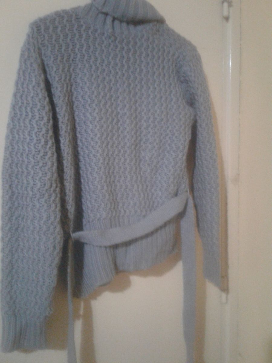 Saco gris de lana corto