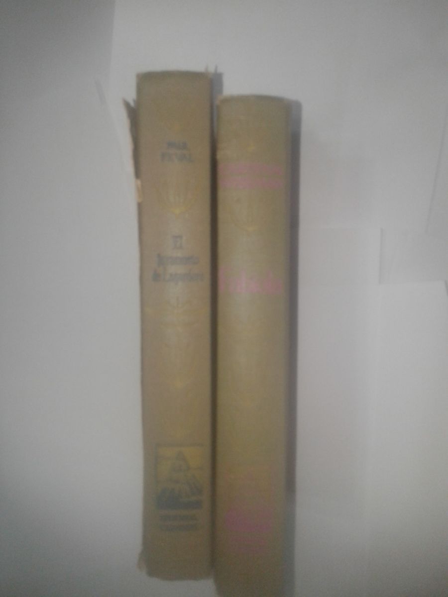 2 libros antiguos El juramento y Fabiola tapa dura
