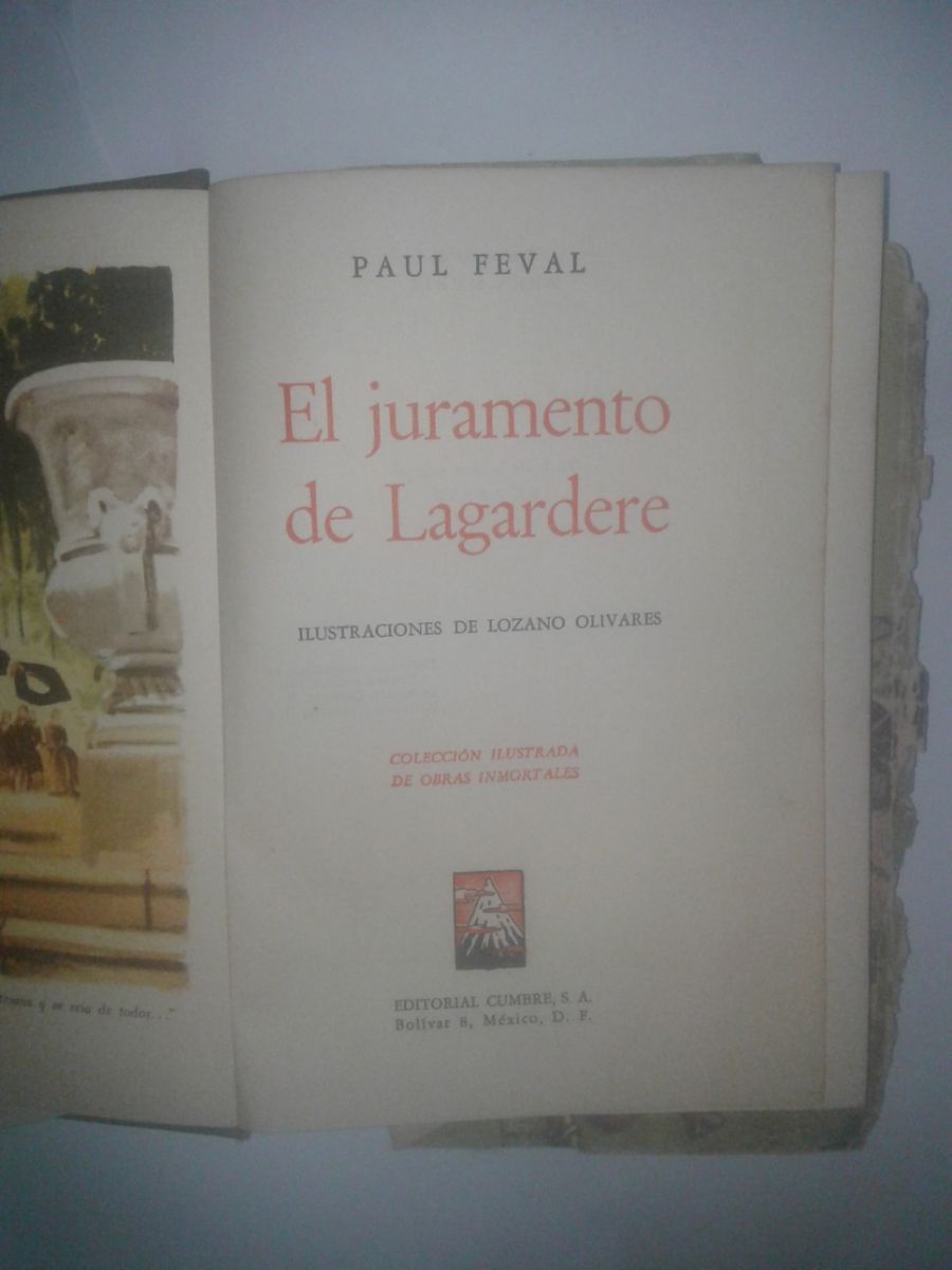 2 libros antiguos El juramento y Fabiola tapa dura