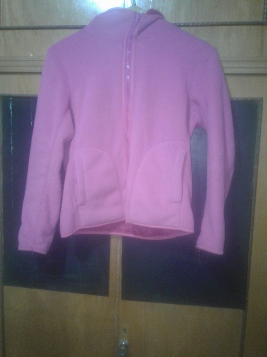 Campera reversible  con capucha  