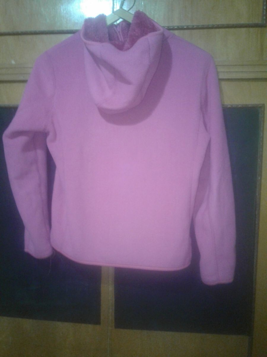 Campera reversible  con capucha  