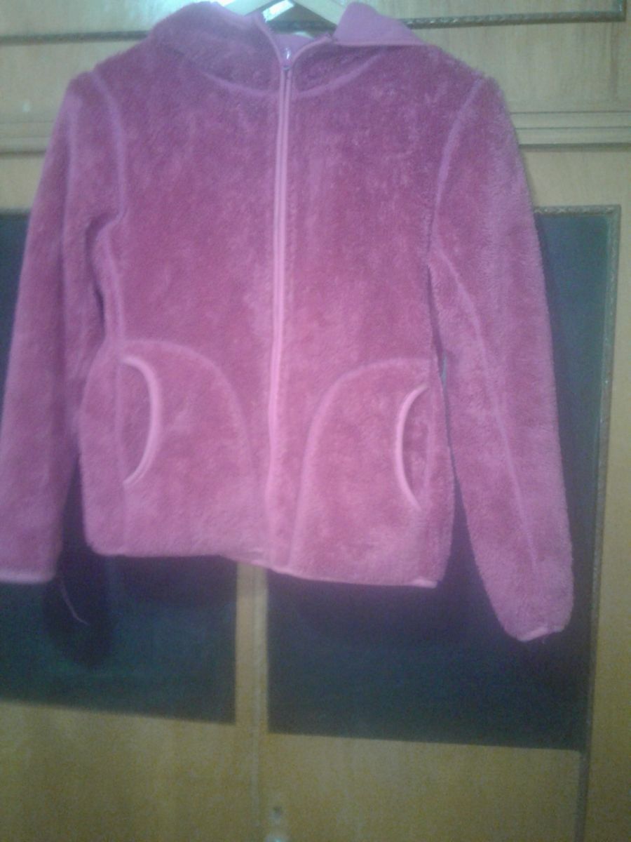 Campera reversible  con capucha  