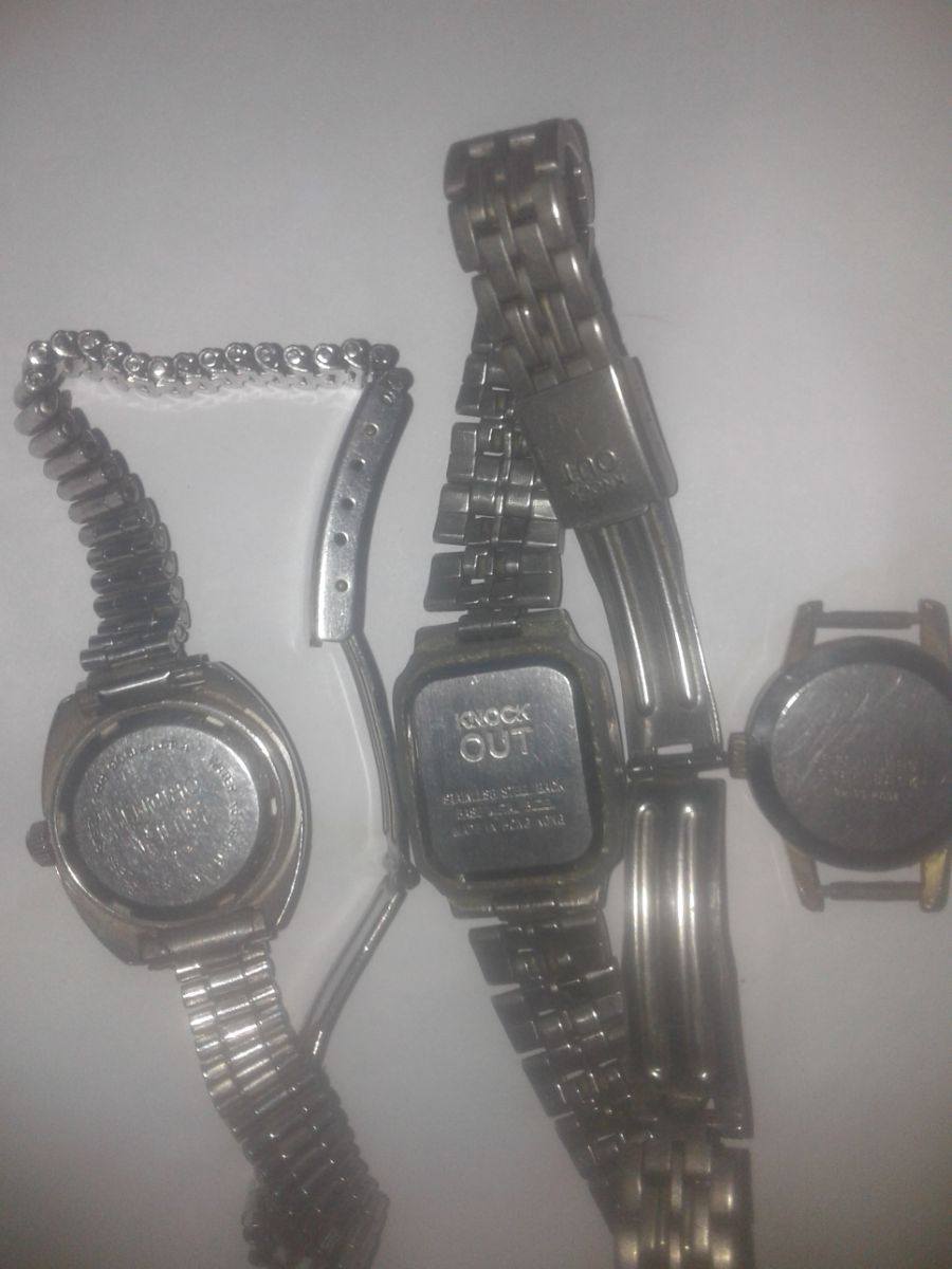 3 relojes knook out-vient orient stanless repuestos sin funcionar
