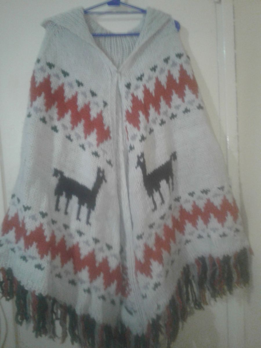 Poncho de lana norteño  