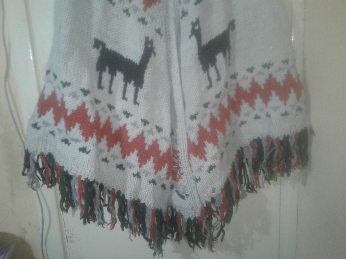 Poncho de lana norteño  
