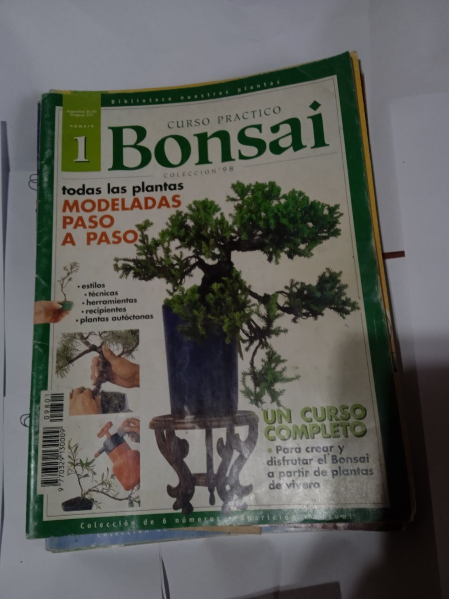 Colección 6 libros curso bonsái