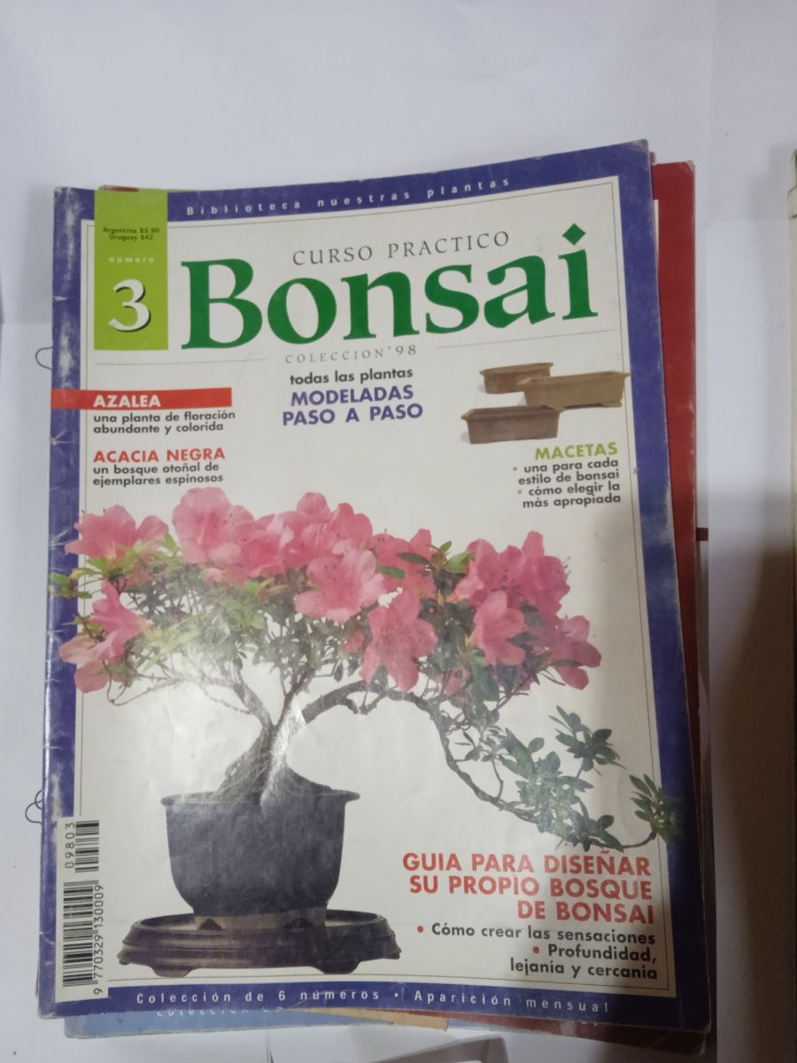 Colección 6 libros curso bonsái