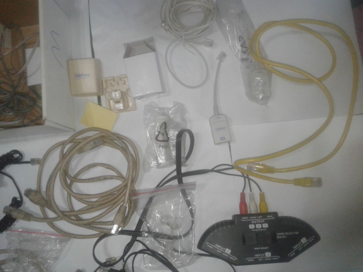 Cables telefónicos fichas  internet  telefonía informáticos  nuevos y usados