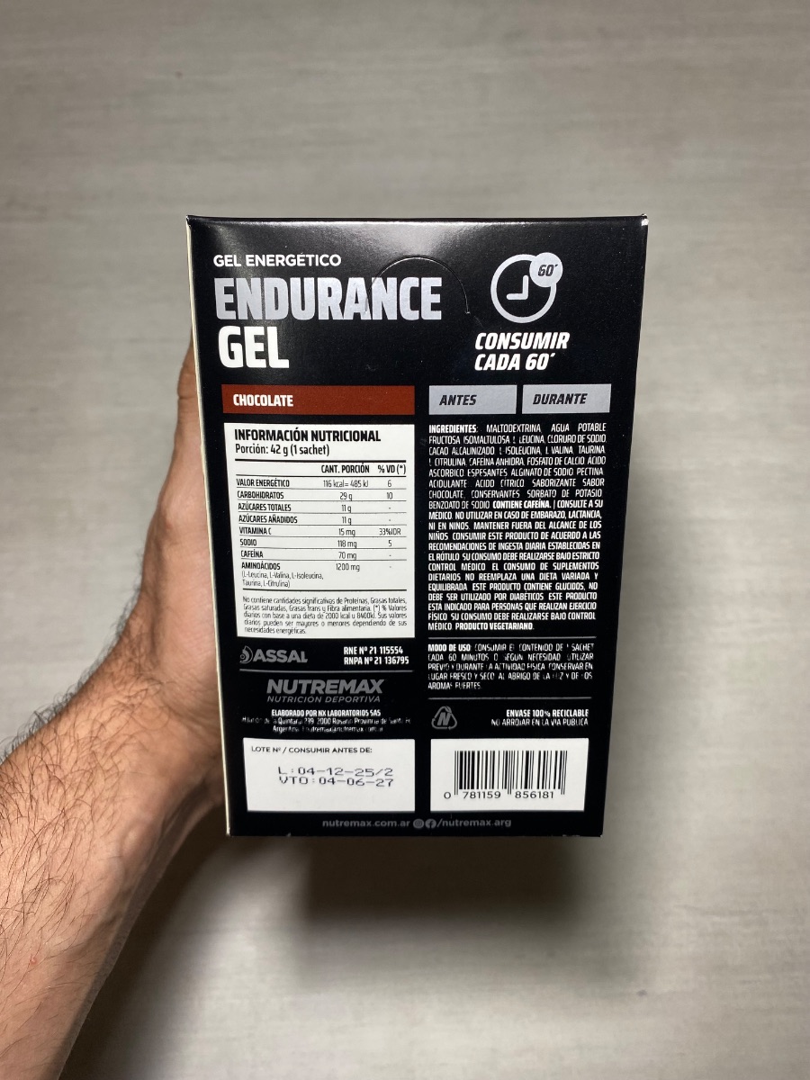 ENDURANCE GEL’S - NUTREMAX