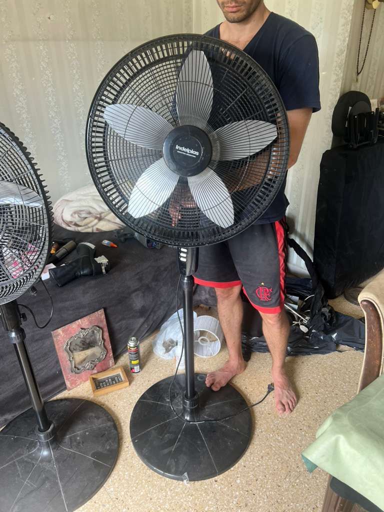 Ventilador de Pie Indelplas (x2 Unidades)