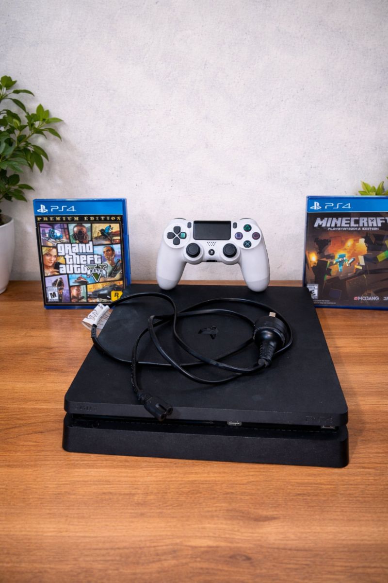 Vendo PS4 1TB con 2 joysticks y 2 juegos (charlable)