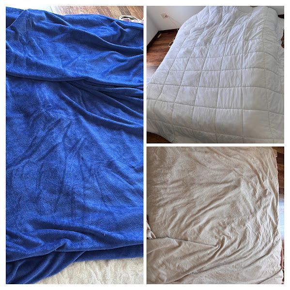 Acolchado y dos Mantas 