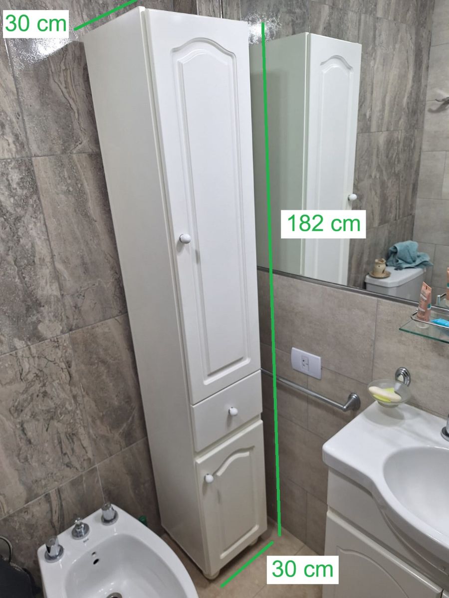 Mueble columna de baño