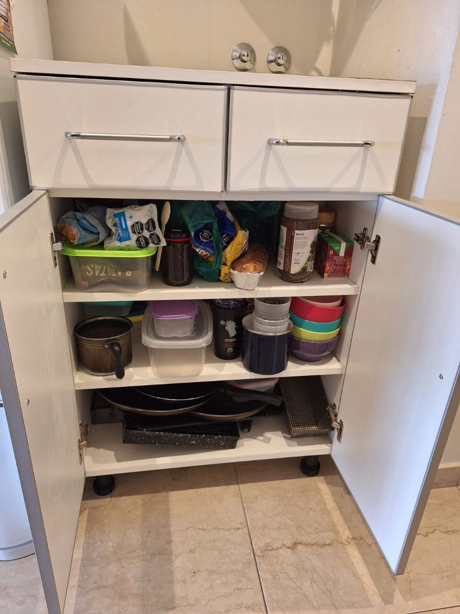 Mueble bajo cocina MDF blanco