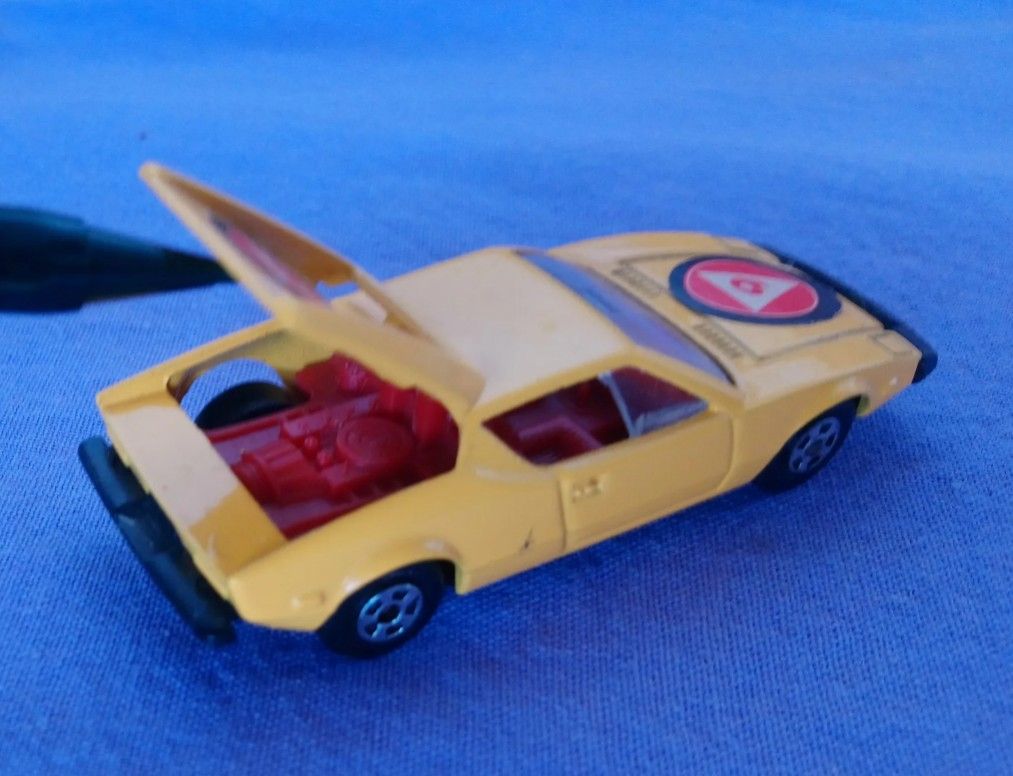 2 Autos Jet Gillette A Escala 1/64 Ford Pantera N°12 y Mod Nº2 Ind Arg 1970
