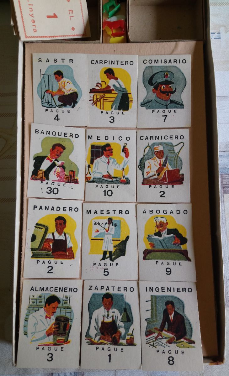Juego De Mesa El Linyera, Completo E Impecable! Ind. Arg coleccionable.