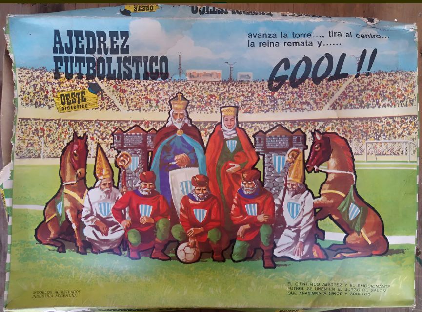 Ajedrez Fútbol Club Vintage De 1970, Completo. Coleccionista
