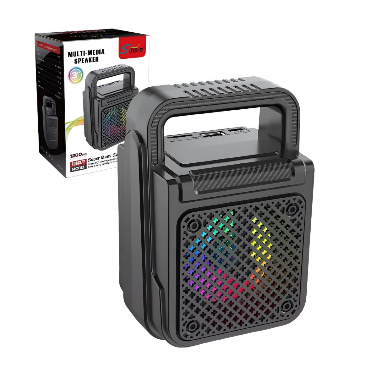 Parlante Portatil 3" - Multi Media Speaker Sing e