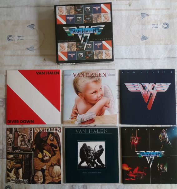 Van Halen, The Studio Albums 1978-1984, Box 6cds.