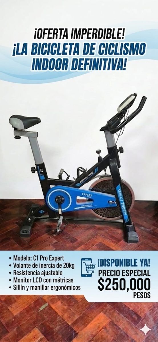 BICICLETA fija  SPINNING EXPERT
