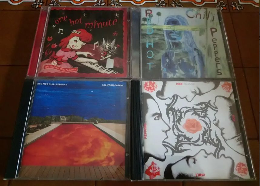 4 Cds De Red Hot Chili Peppers En Impecable Estado