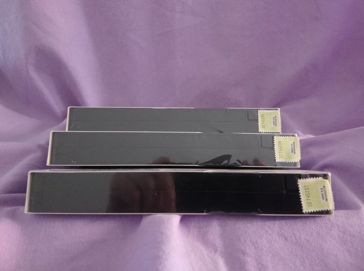 Cassettes Vhs Video (3) Jvc T-120 Xr Sellados Origen Japón