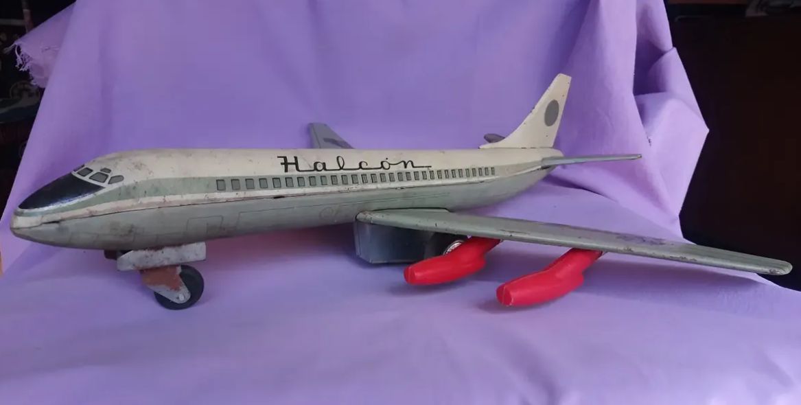 Avion Vispa a friccion coleccionable.