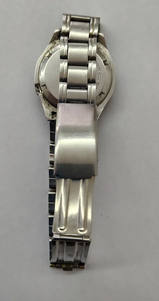 Reloj Seiko 5 Automatico Vintage Plateado-borde Dorado 