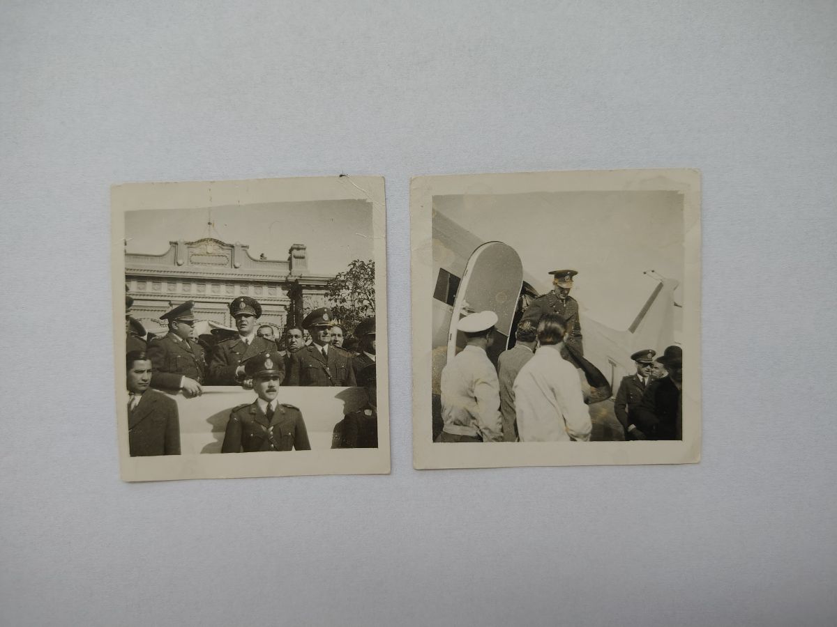 2 fotos originales del General Perón