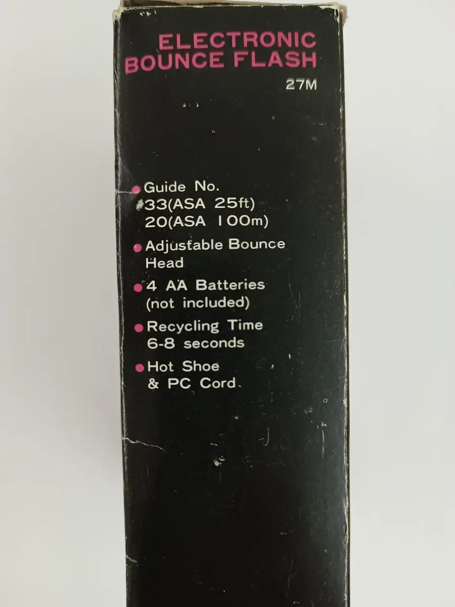 Flash Sakar 27 M Con Caja Y Manual 