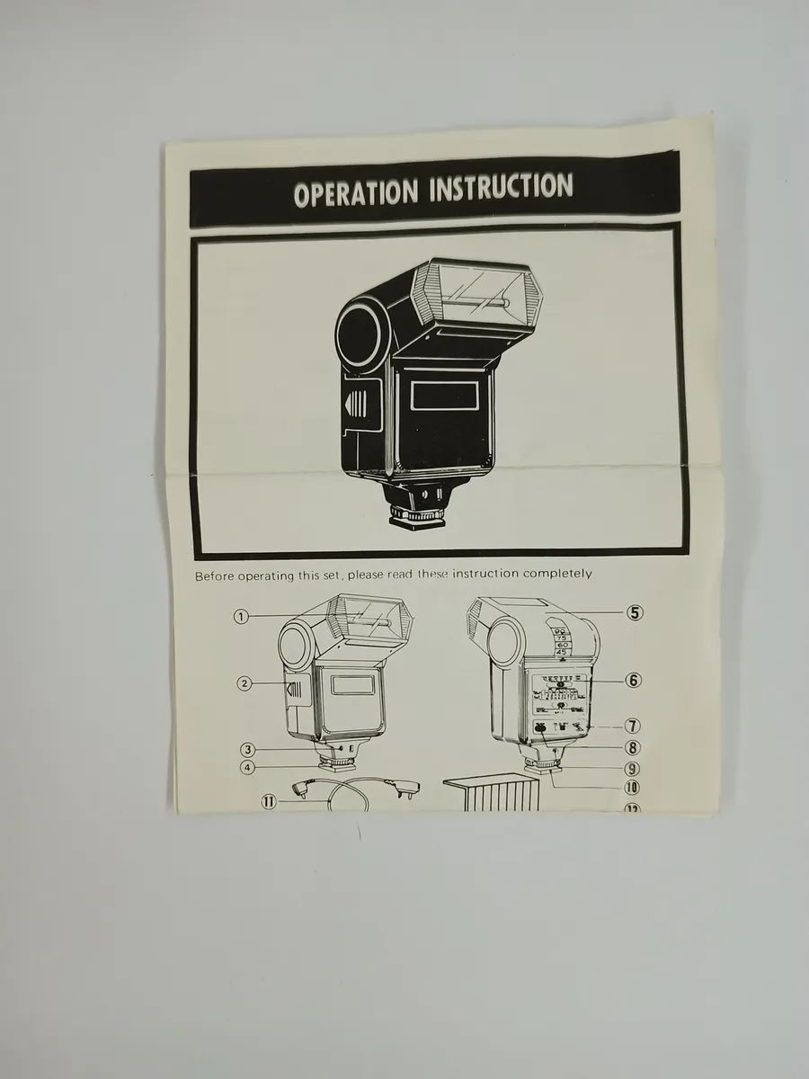 Flash Sakar 27 M Con Caja Y Manual 